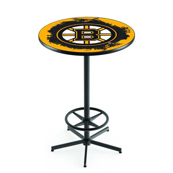42" Black Boston Bruins Pub Table